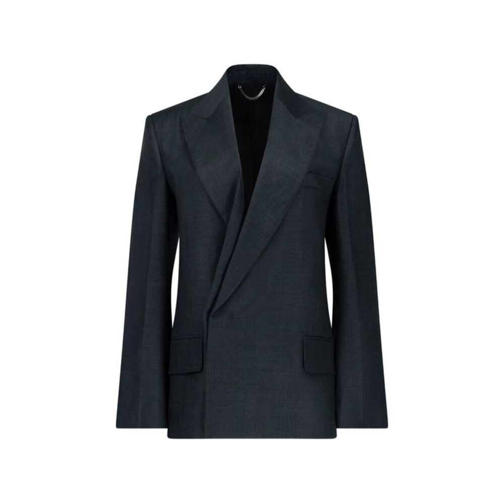 Victoria Beckham Green Jackets - Blazers Women
